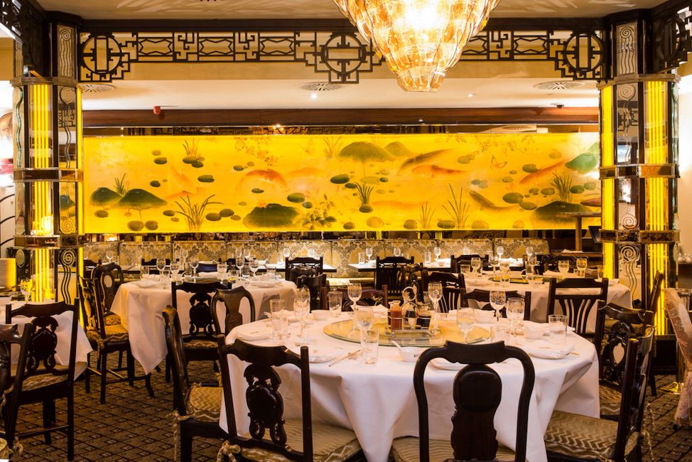 China Tang restaurant interior at The Dorchester, London