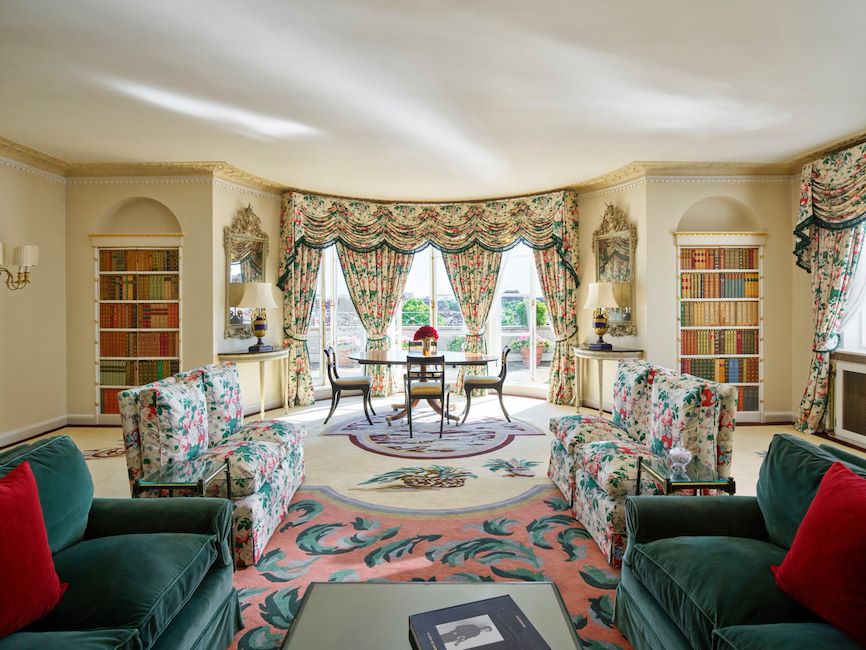 The Dorchester Oliver Messel suite living room